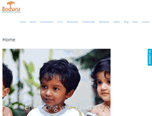 Tablet Screenshot of bodhanahoc.com